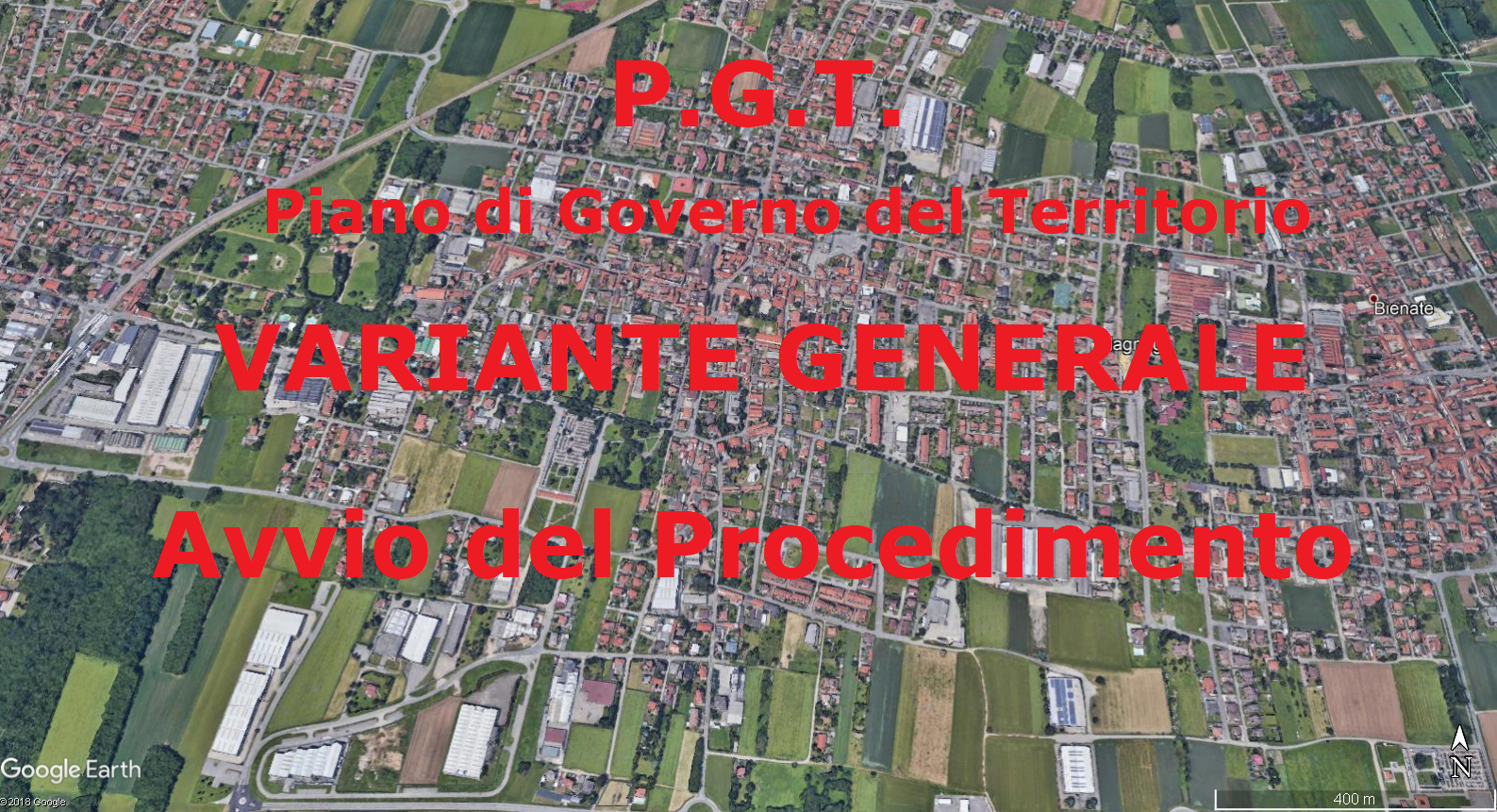 Avviso di avvio del procedimento di variante generale (PGT)