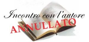 Incontro con l’autore – evento sospeso