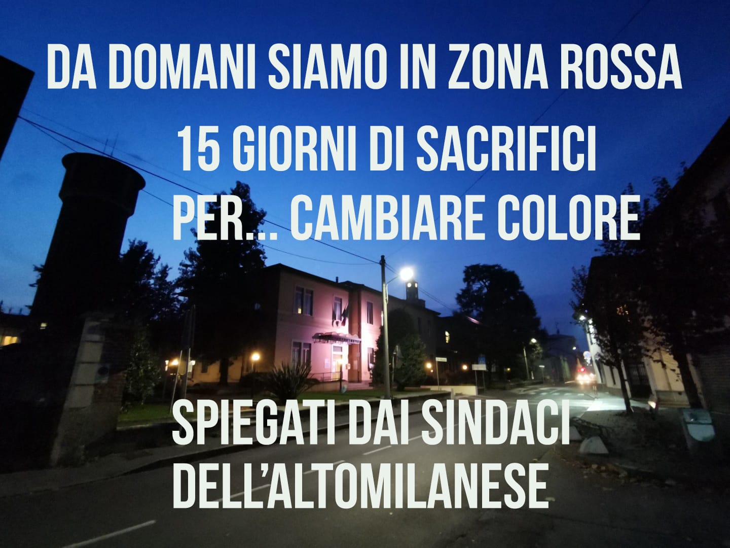 Disposizioni valide dal 6 novembre – Comunicato Patto dei Sindaci