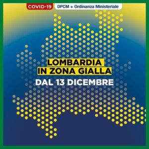 Coronavirus – Misure valide nella Regione Lombardia dal 13 dicembre