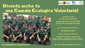 Corso di formazione per Guardie Ecologiche Volontarie (G.E.V.) : aperte le iscrizioni