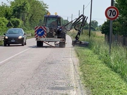 Al via le operazioni di sfalcio del verde pubblico